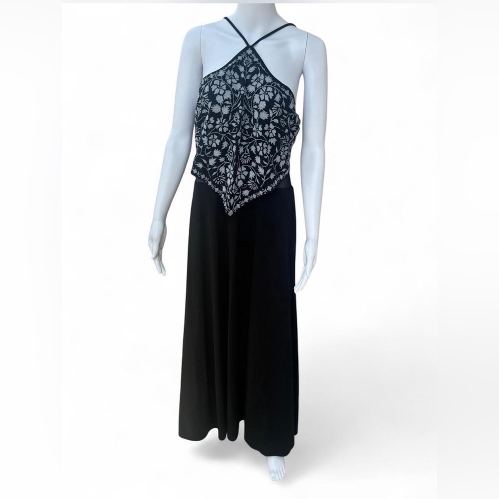 Elegant Black Lace Women's Dress